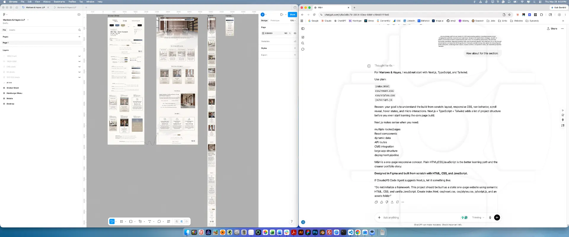 AI-assisted design workflow results